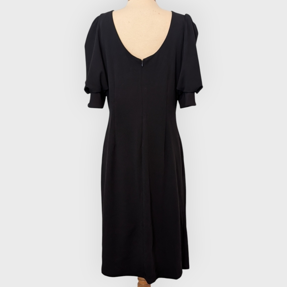 Consigned Shelby & Palmer Black Midi Dress - Picture 3 of 7